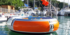 Parties de loisirs en bateau à beignets pour barbecue en fibre de verre