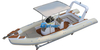 Missions de sauvetage en bateau pneumatique rigide bimoteur de 7,6 m