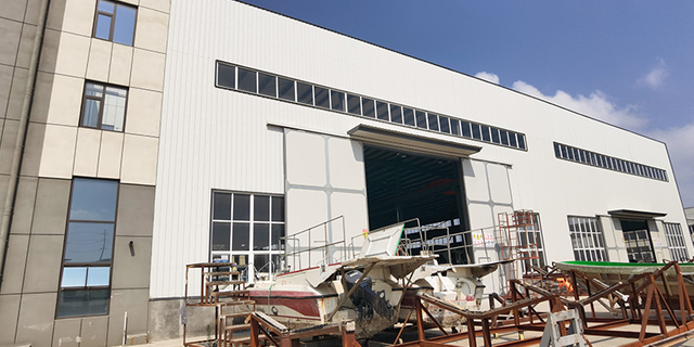 bâtiment d"usine de bateaux pour fabricant de bateaux en aluminium et de bateaux panga