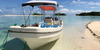 Excursions aquatiques en bateau Panga en fibre de verre de 32 pieds