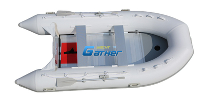 SOFT INFLATABLE BOAT WITH ALUMINUM FLOOR