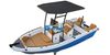 Utilisation commerciale de bateau de pêche en fibre de verre de 17 pieds